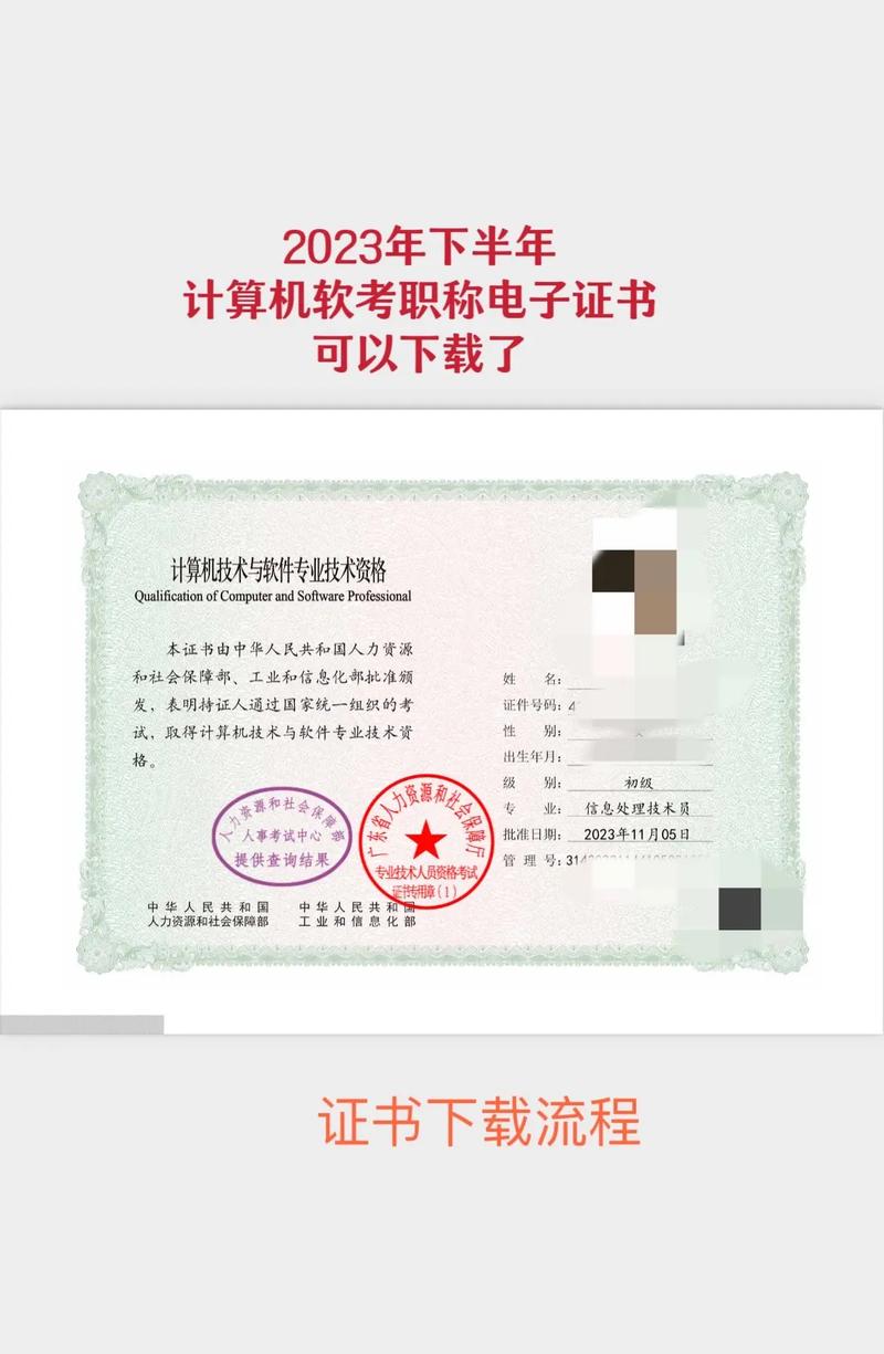 2023下半年計算機軟考電子證書開放下載，職場進階與咨詢服務雙管齊下