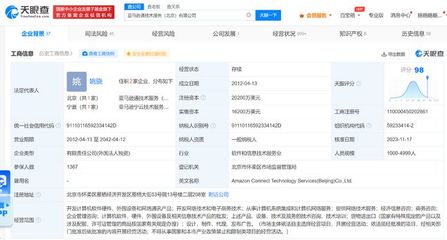 亞馬遜云科技增資至2.02億美元，深化在華布局賦能計算機軟件咨詢產業